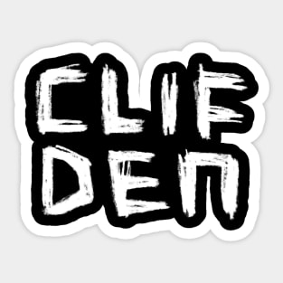 Clifden, Ireland Handlettering Sticker